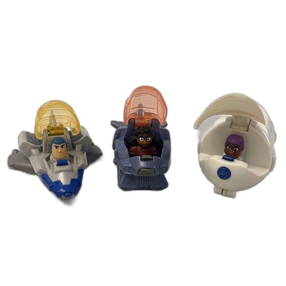 2022 McDONALD'S DISNEY/PIXAR BUZZ LIGHTYEAR CHARACTERS  (LOT OF 3) - Picture 1 of 5